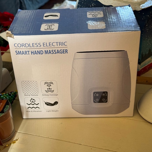 New Electric Cordless Hand massagerwith heat &compression